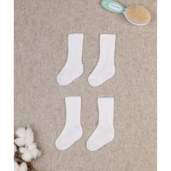 Pack de 2 calcetines primeros días en lana y poliéster suave