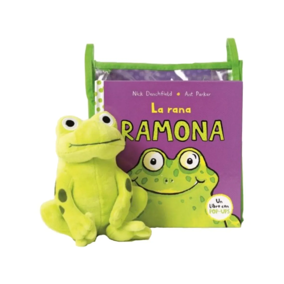 Pack libro y peluche La Rana Ramona