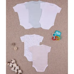 Pack x5 body intimi manga corta niño