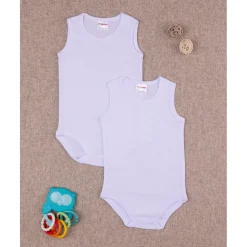 Pack x2 body íntimos blancos niño
