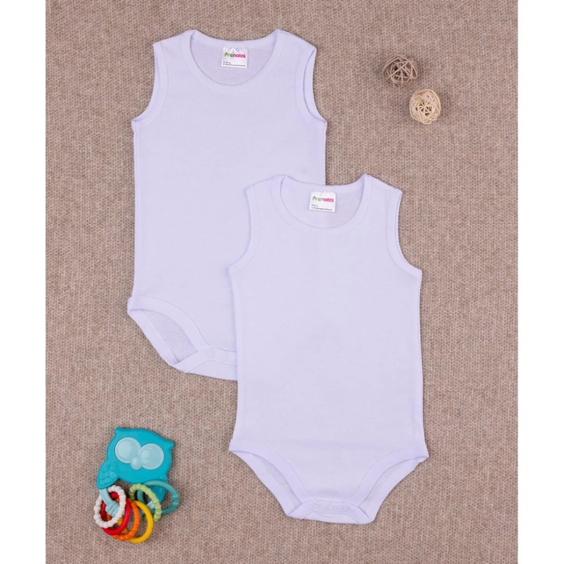 Pack x2 body íntimos blancos niño