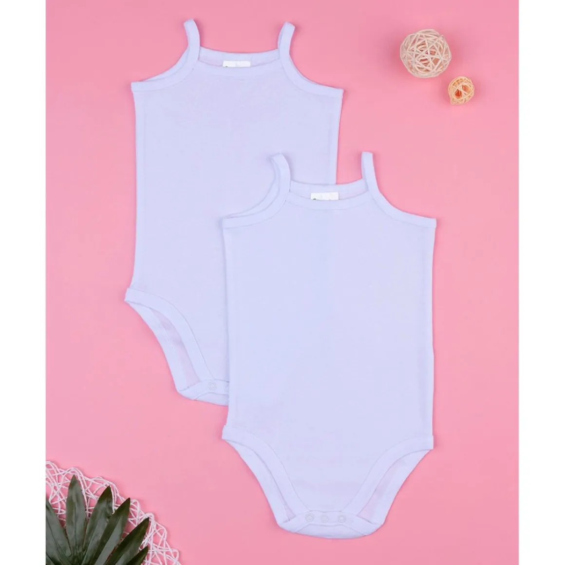 Pack x2 camiseta de tirantes de tirante estrecho