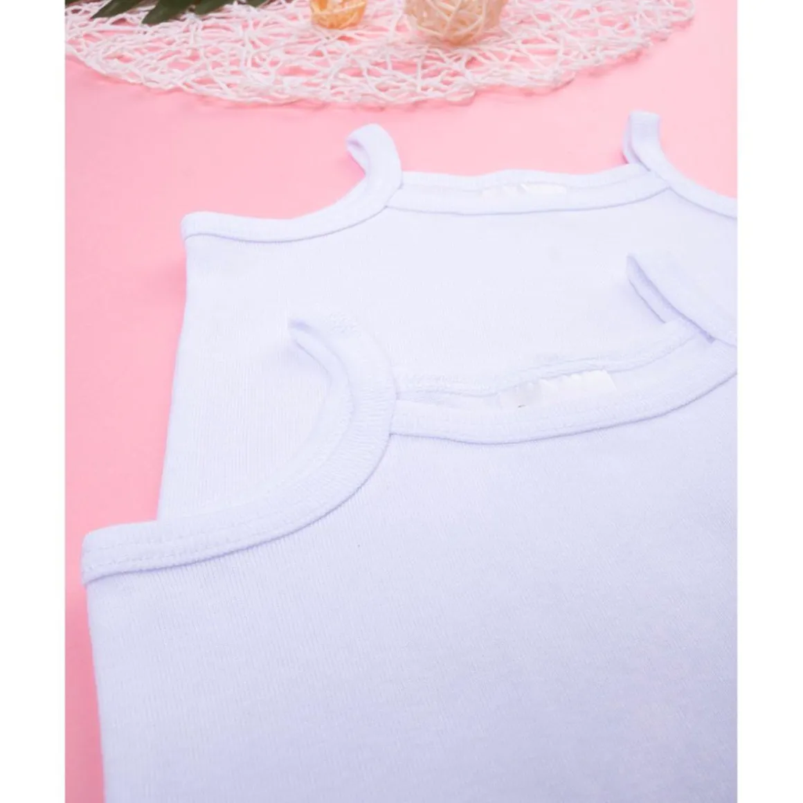 Pack x2 camiseta de tirantes de tirante estrecho