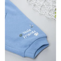 Pantalón de felpa azul claro para niño