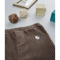 Pantalón de pana marrón bebé