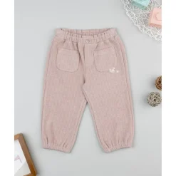 Pantalón de pana rosa para niña