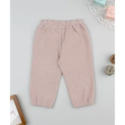 Pantalón de pana rosa para niña