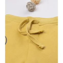 Pantalón felpado amarillo