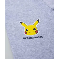 Pantalón gris de niño con estampado Pokémon
