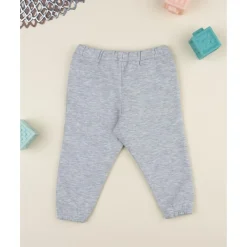 Pantalón gris estampado de niña