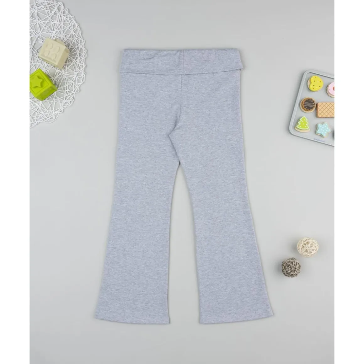 Pantalón gris niña estilo bailarina
