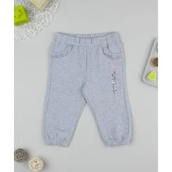 Pantalón niña gris frill bolsillos