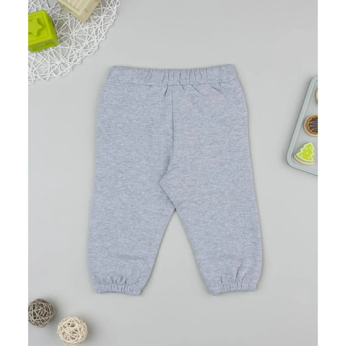 Pantalón niña gris frill bolsillos