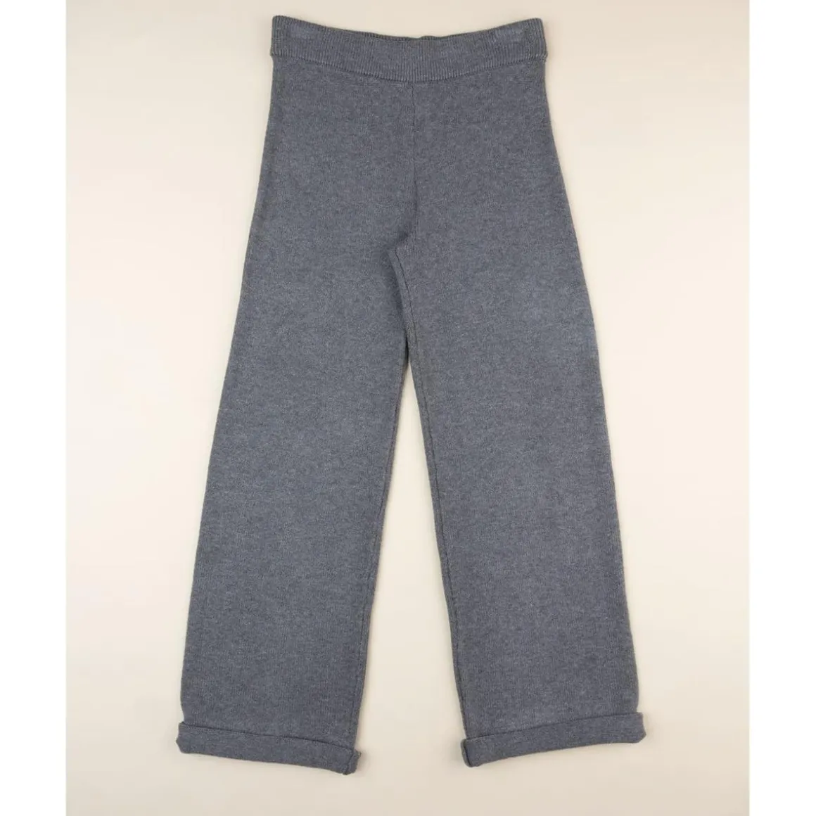 Pantalón premamá gris en tricot