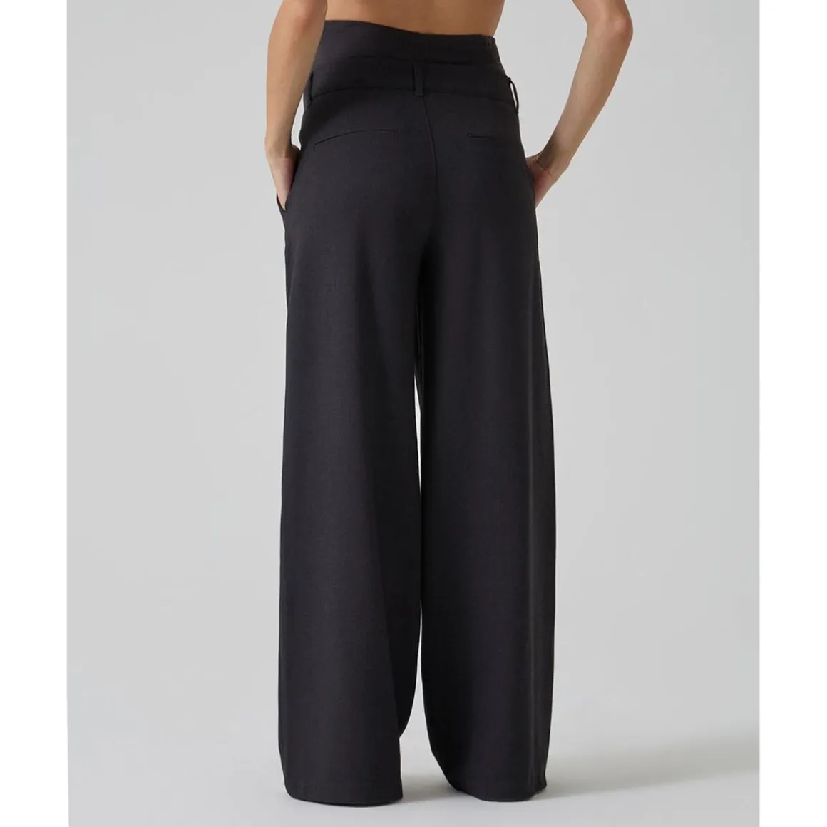 Pantalón premamá gris oscuro
