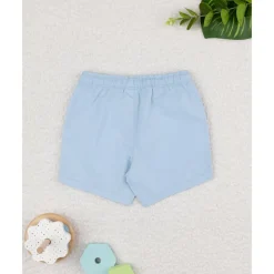 Pantalones cortos azul bebé