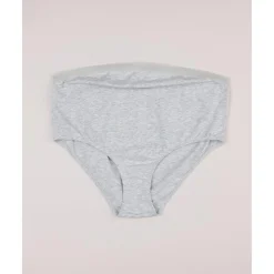 Paquete 2 pantalones premamá gris alto