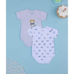 Paquete de 2 bodies con estampado