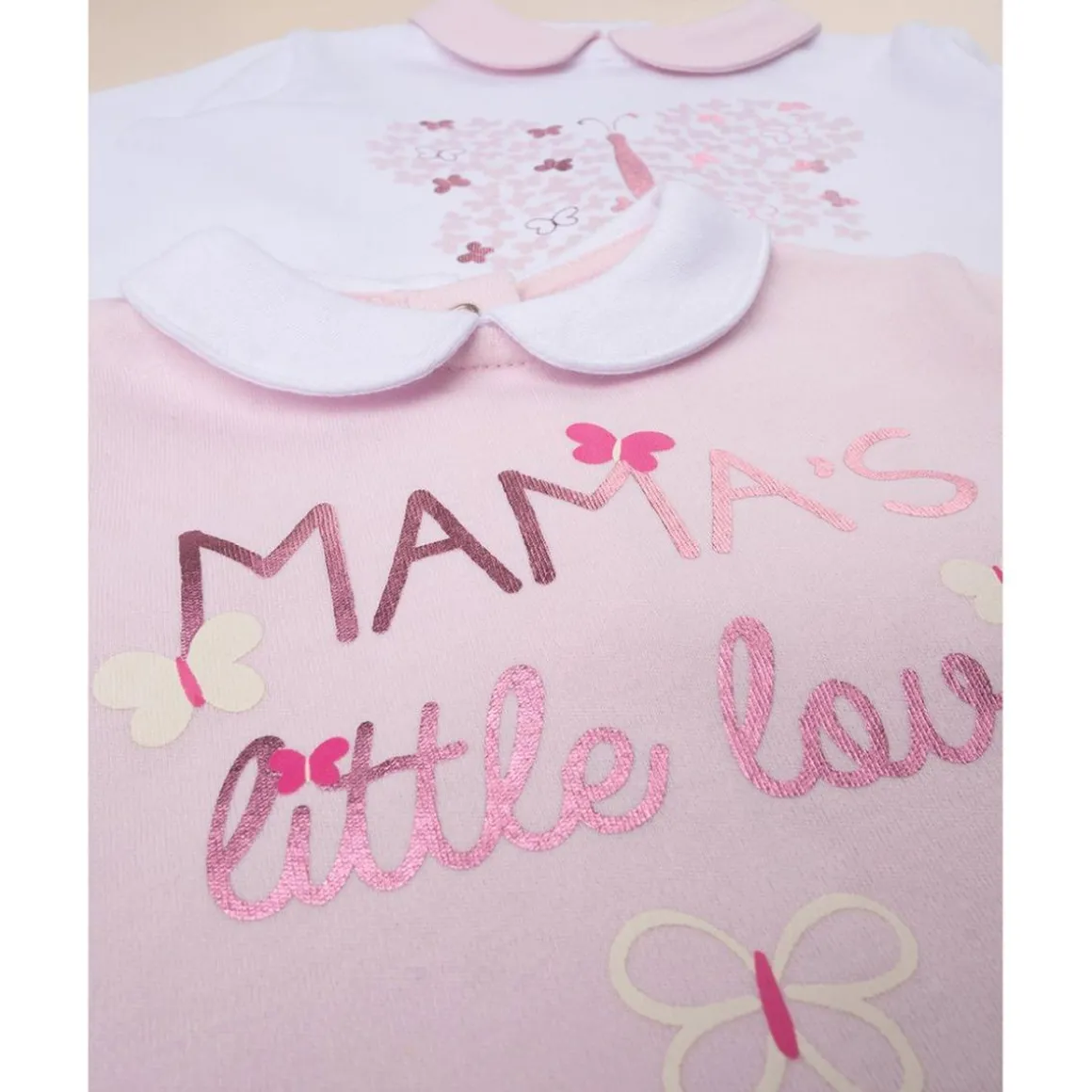 Paquete de 2 camisetas pequeño amor