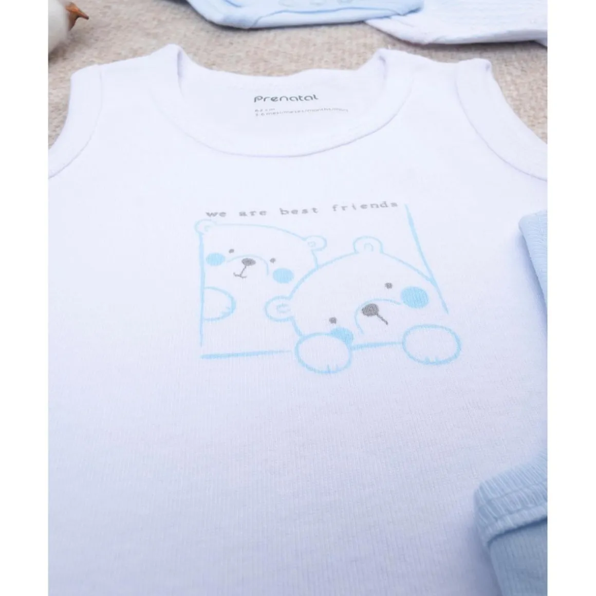 Paquete de 5 camisetas sin mangas para niño