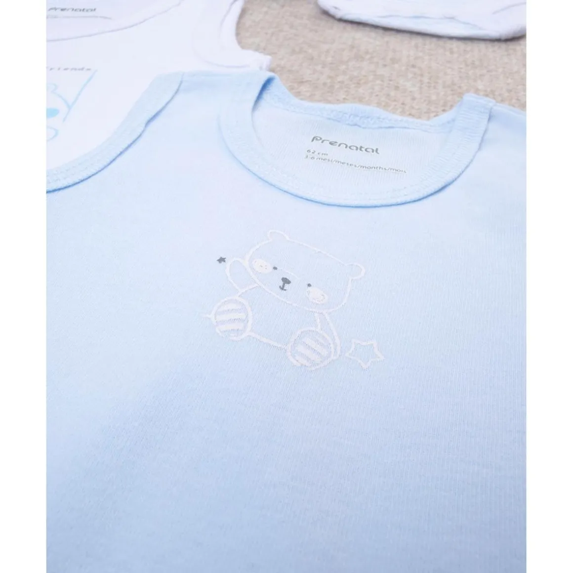Paquete de 5 camisetas sin mangas para niño