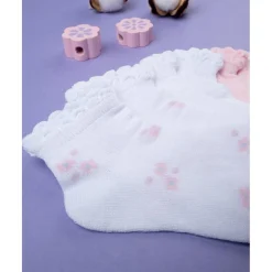 Paquete de 3 pares de calcetines de niña con volantes