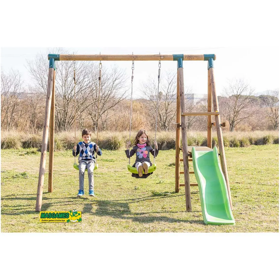 Parque juegos infantil de madera Milos