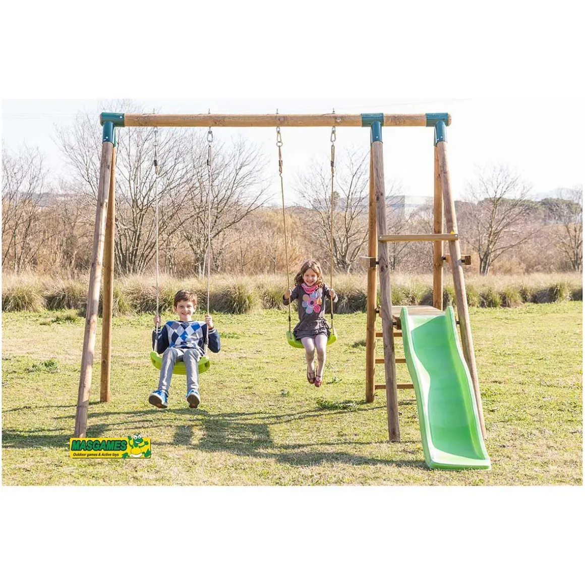 Parque juegos infantil de madera Milos