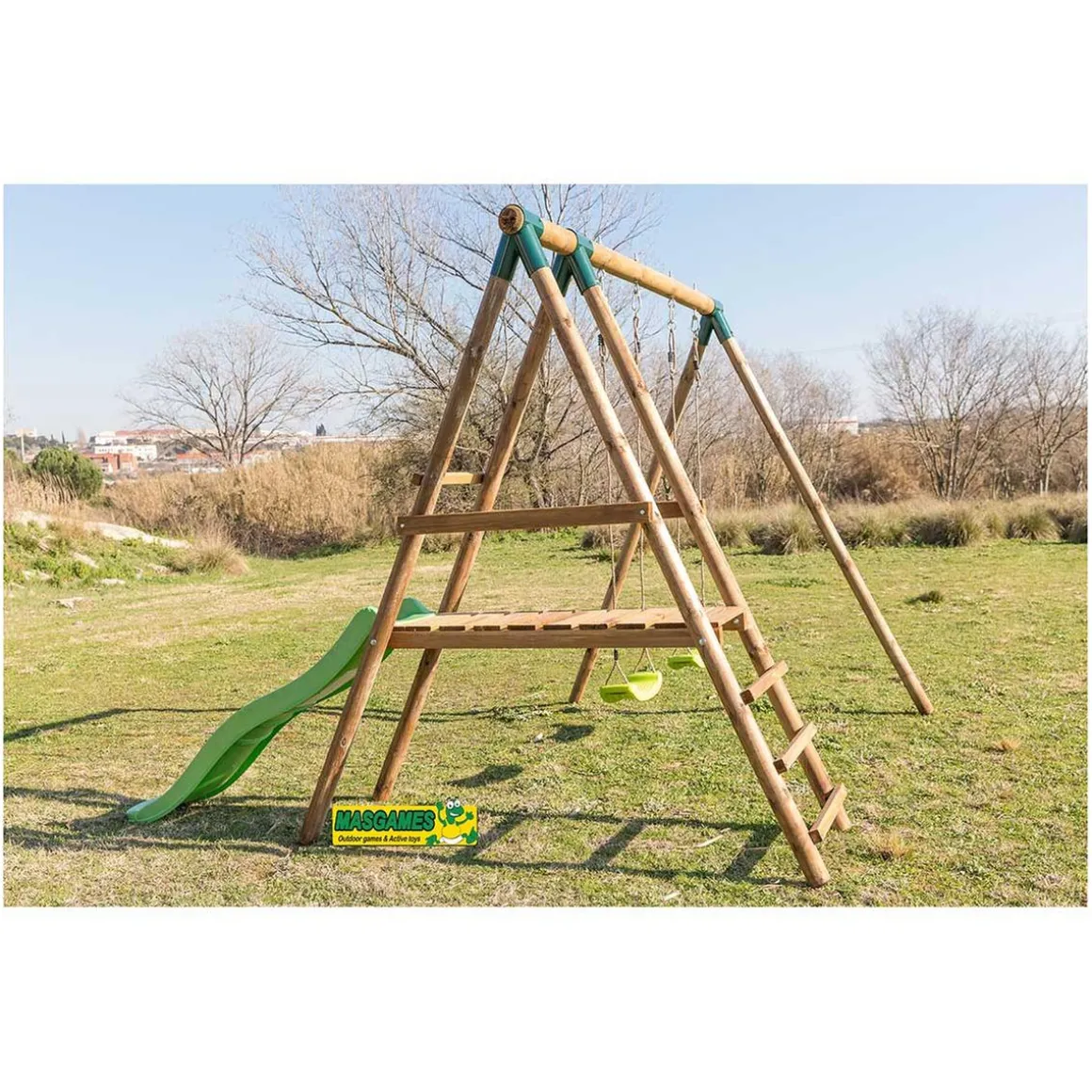 Parque juegos infantil de madera Milos