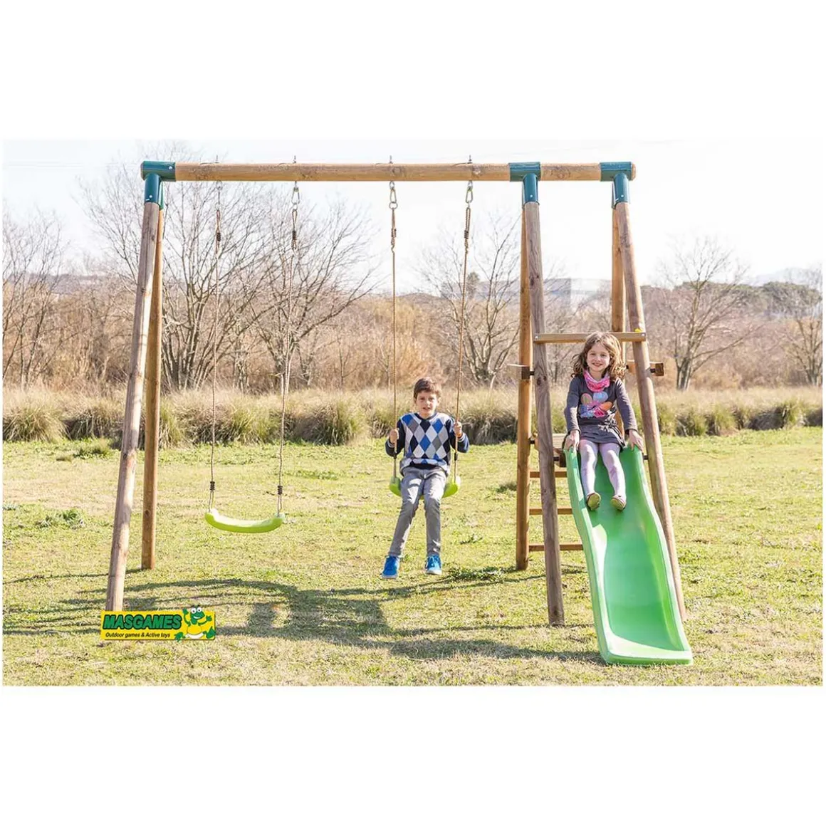 Parque juegos infantil de madera Milos
