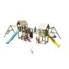 Parque juegos infantil de madera combinación Himalaya