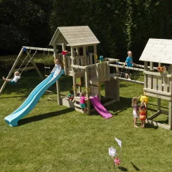 Parque juegos infantil de madera combinación Himalaya