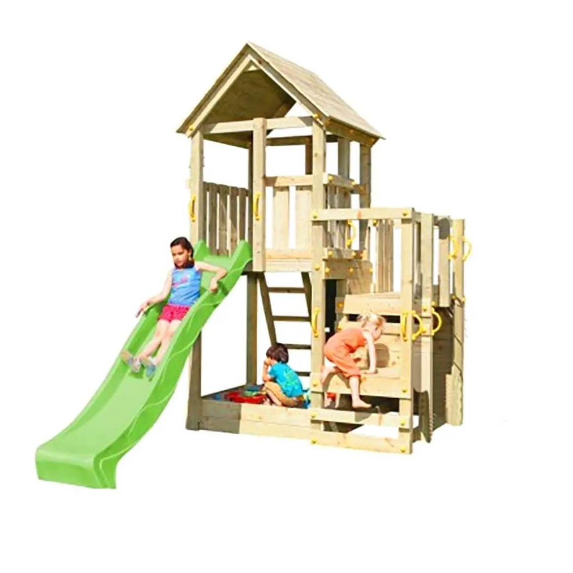 Parque juegos infantil de madera Penthouse XL