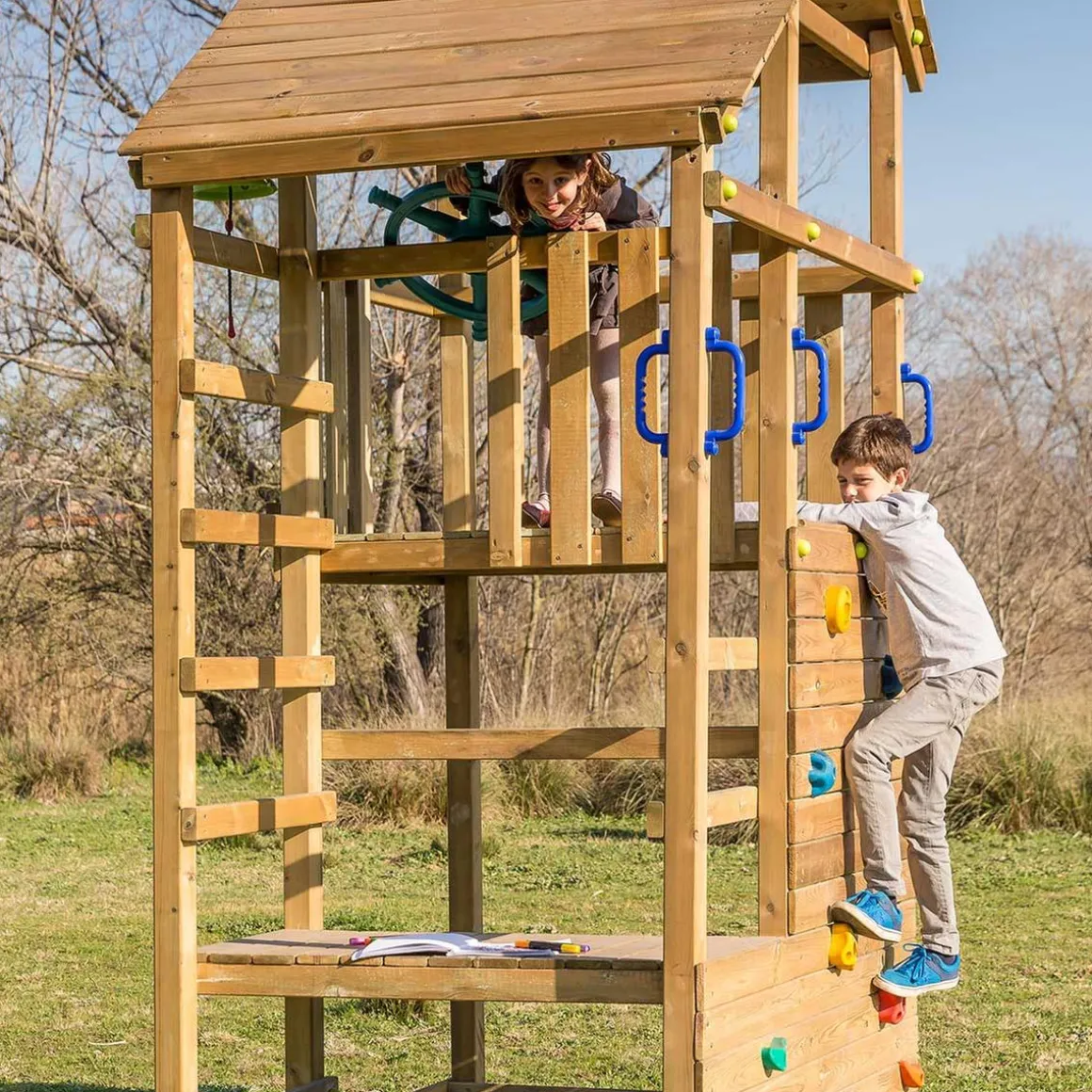 Parque juegos infantil de madera Teide XL
