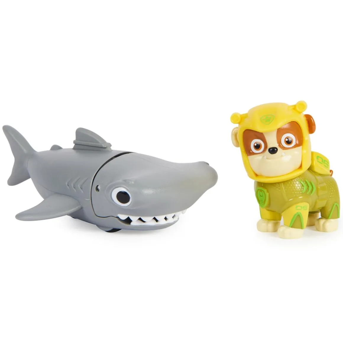 Patrulla Canina - Conjunto de figuras de acción Rubble Aqua Pups ㅤ