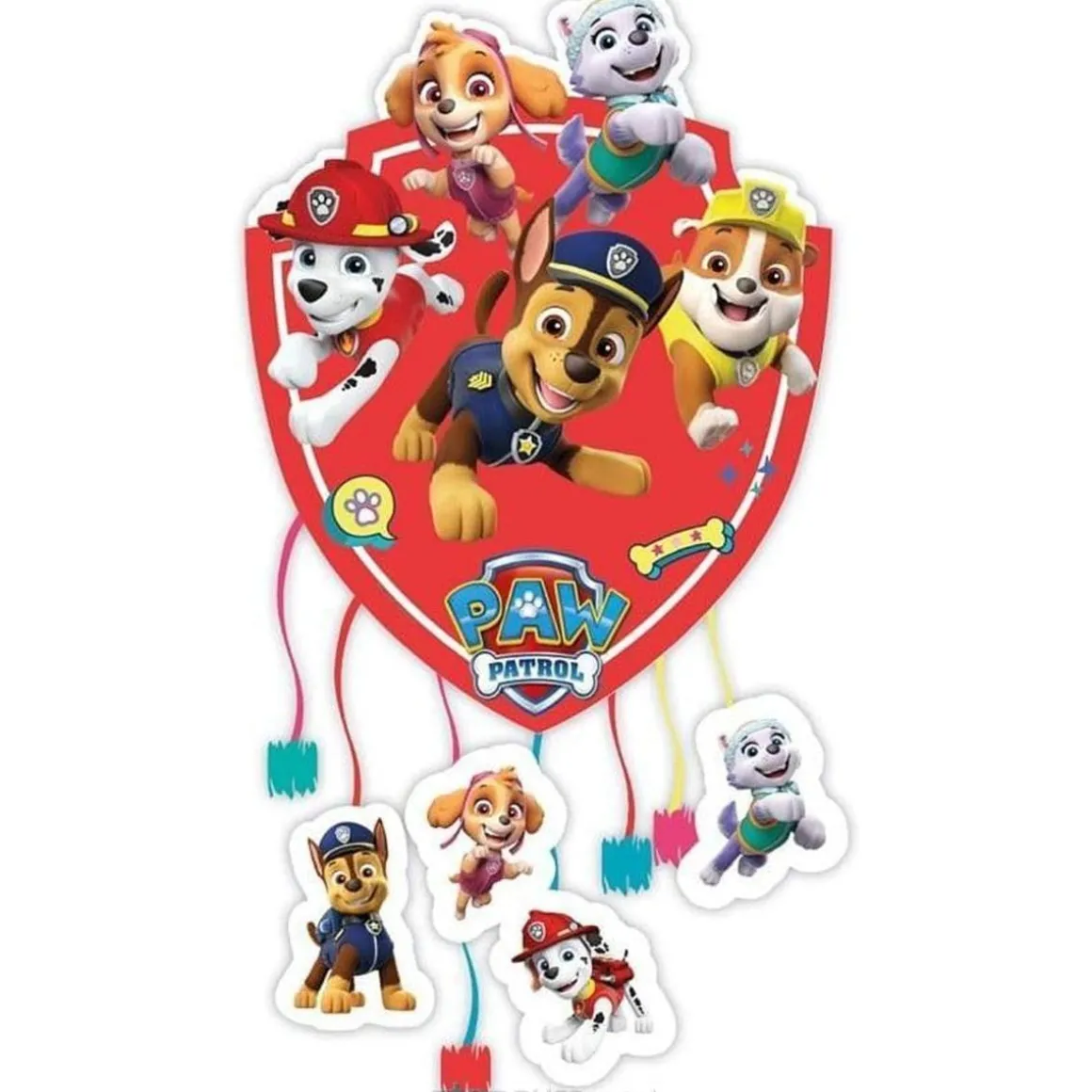 Patrulla Canina - Piñata Patrulla Canina en Papel ㅤ