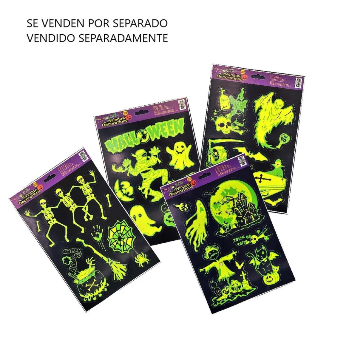Pegatinas de ventana que brillan en la oscuridad (Varios modelos)