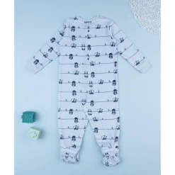 Pelele azul estampado de niño