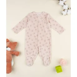 Pelele rosa de niña con ositos