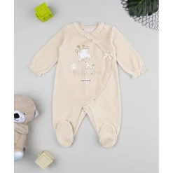 Pelele terciopelo jirafa