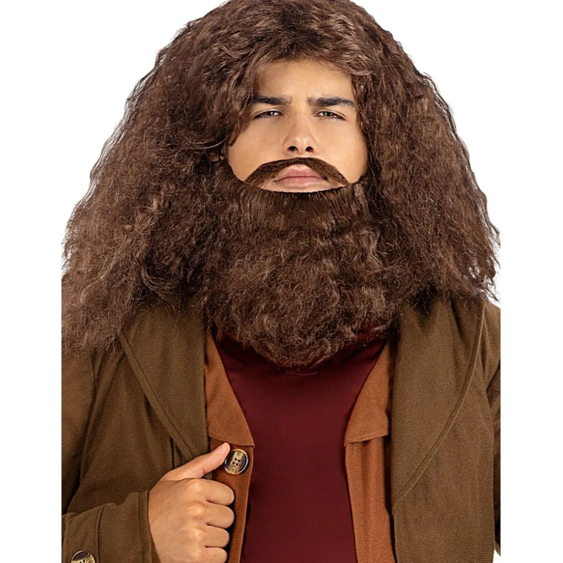 Peluca de Hagrid con barba