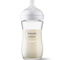Philips Avent - Biberon de vidrio natural response 240 ml (1m+)