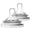 Philips Avent - Pack 2 Tetinas Natural para Líquidos Espesos