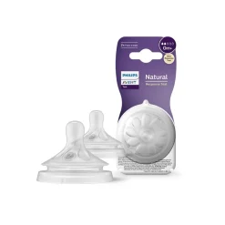 Philips Avent - Pack de 2 tetinas Natural Response nivel 2 (+0m)