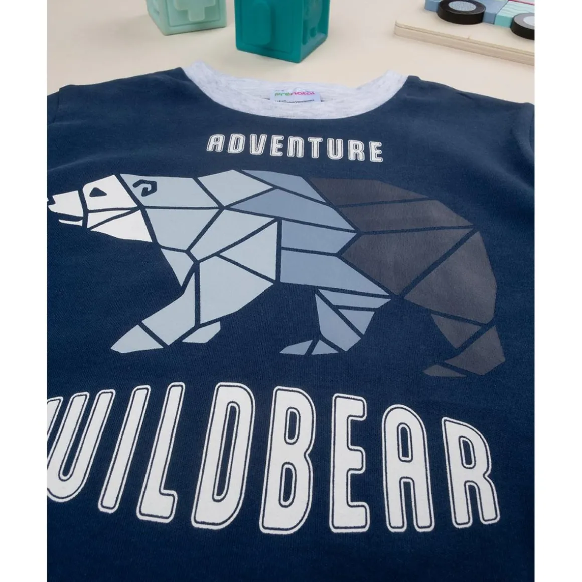 Pijama de dos piezas para niño oso polar