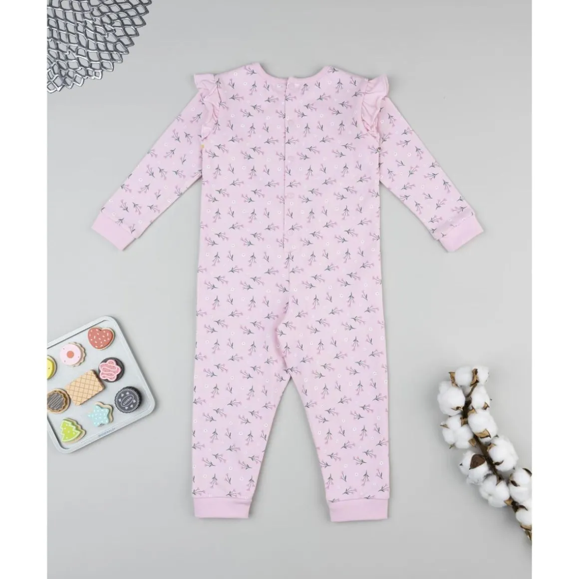 Pijama entero rosa Bambi niña