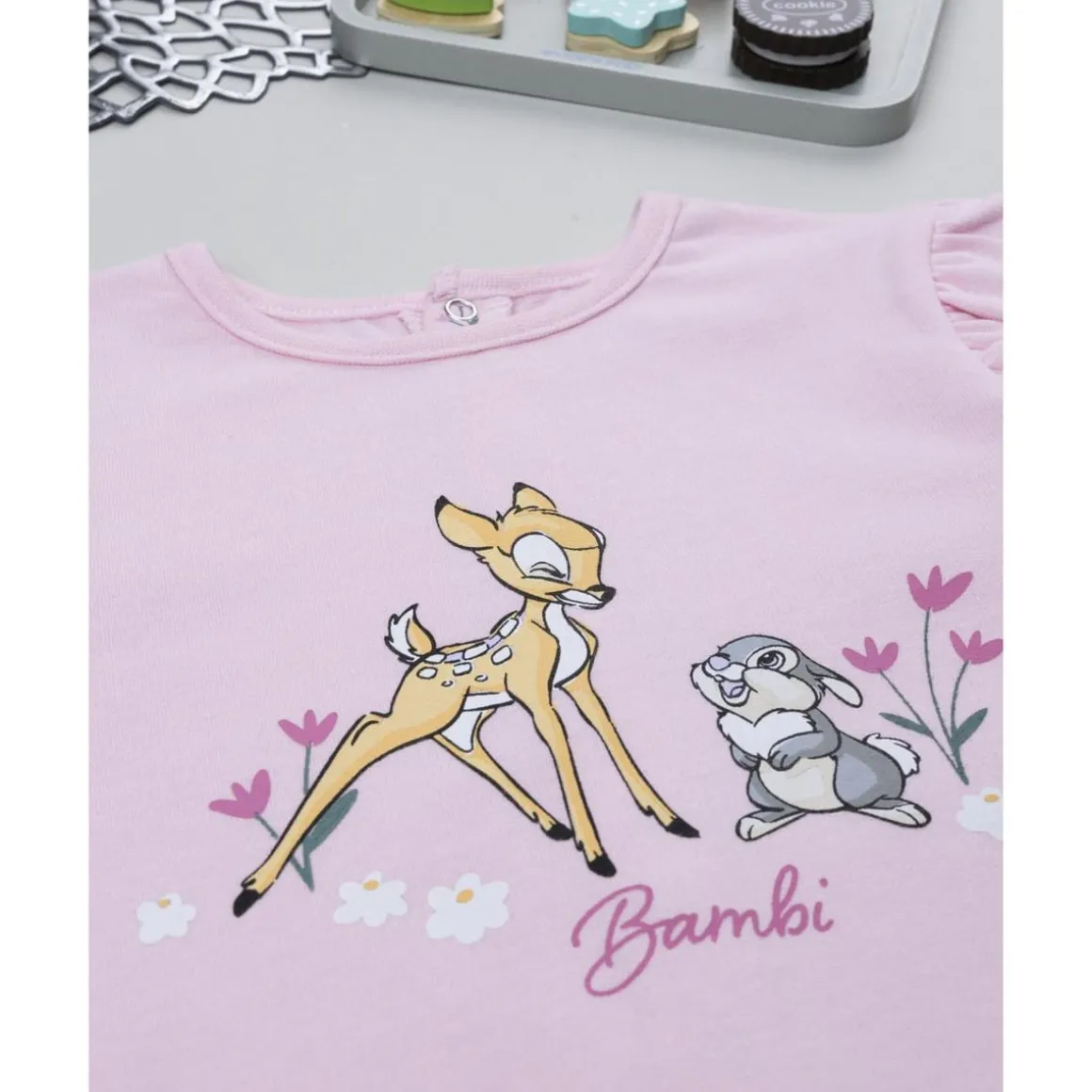 Pijama entero rosa Bambi niña