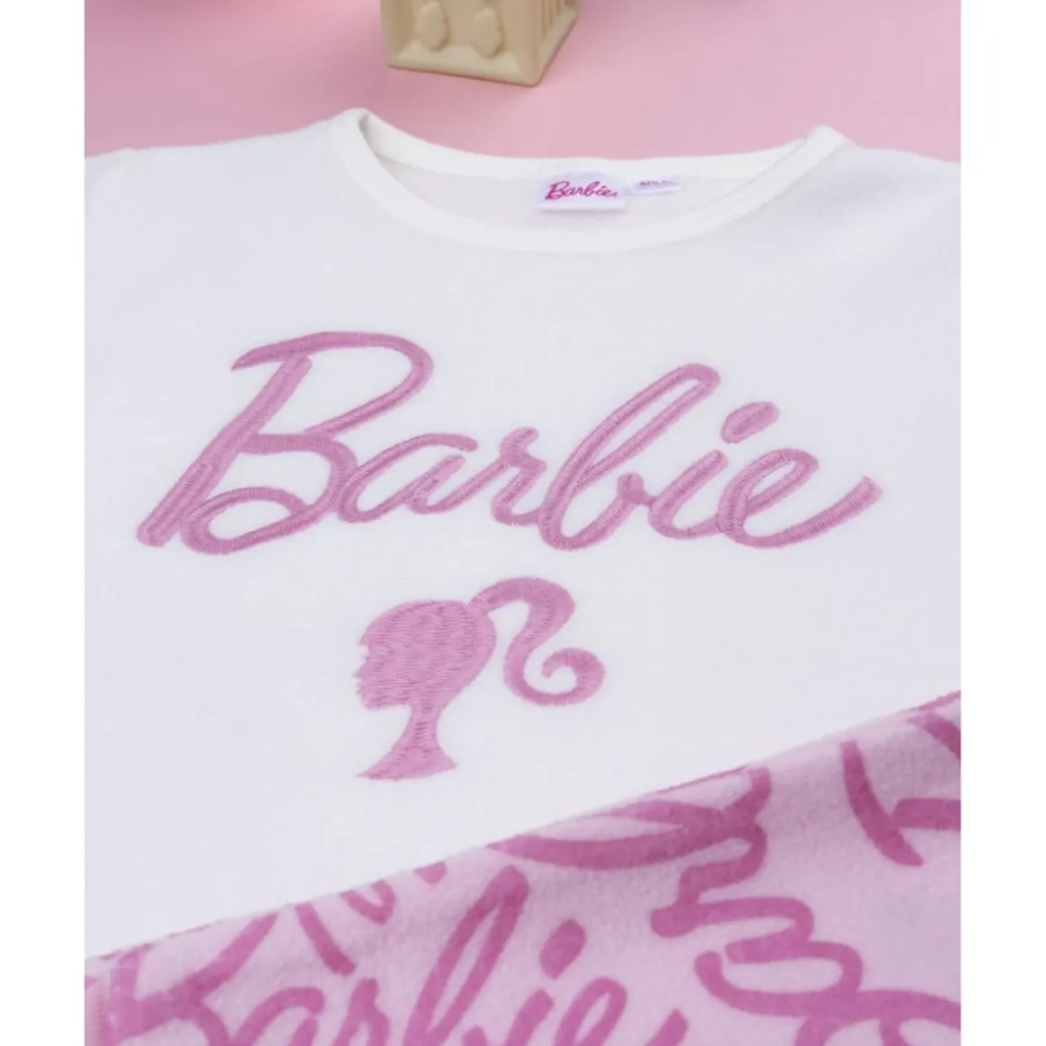 Pijama polar dos piezas niña Barbie