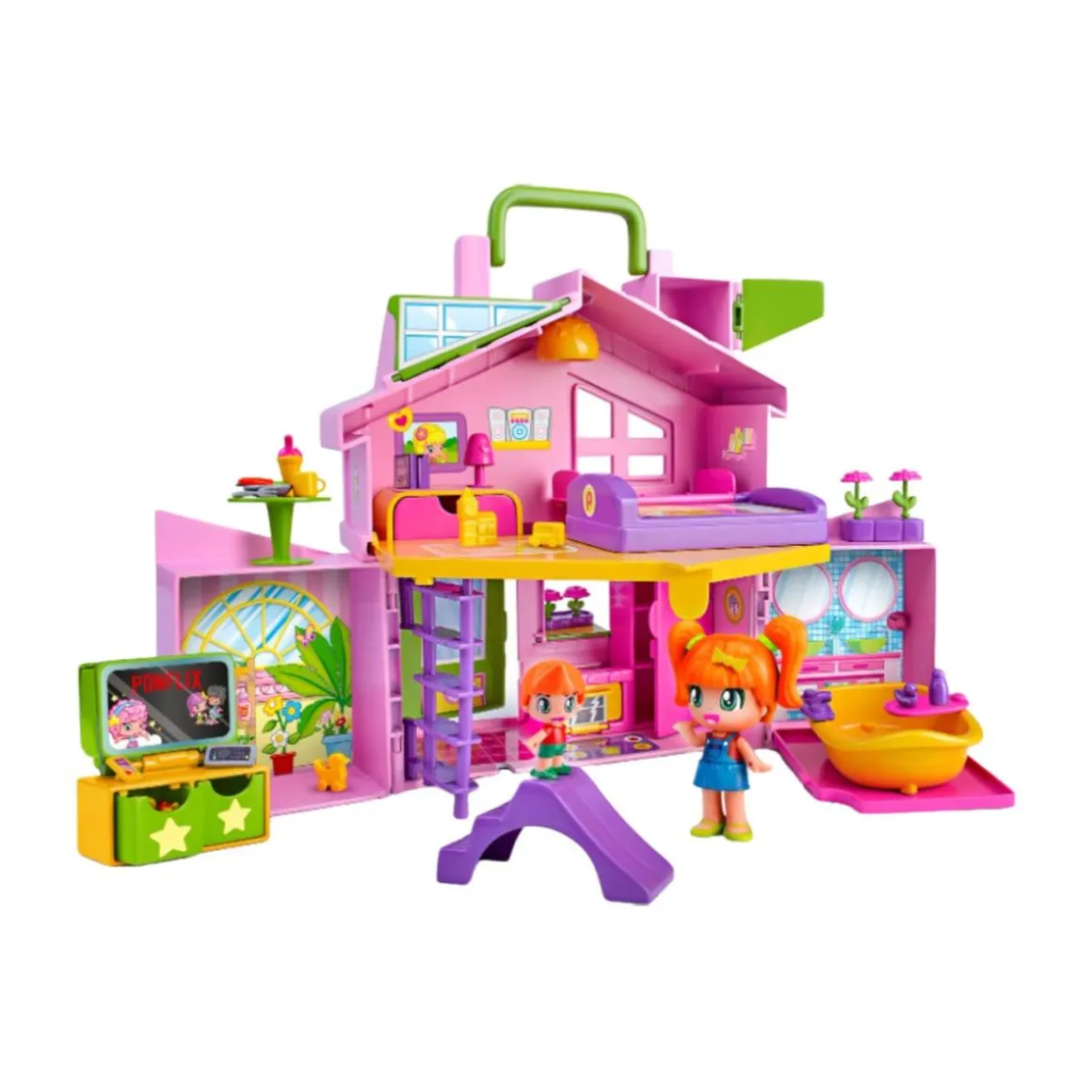 Pinypon - Casa rosa maletín