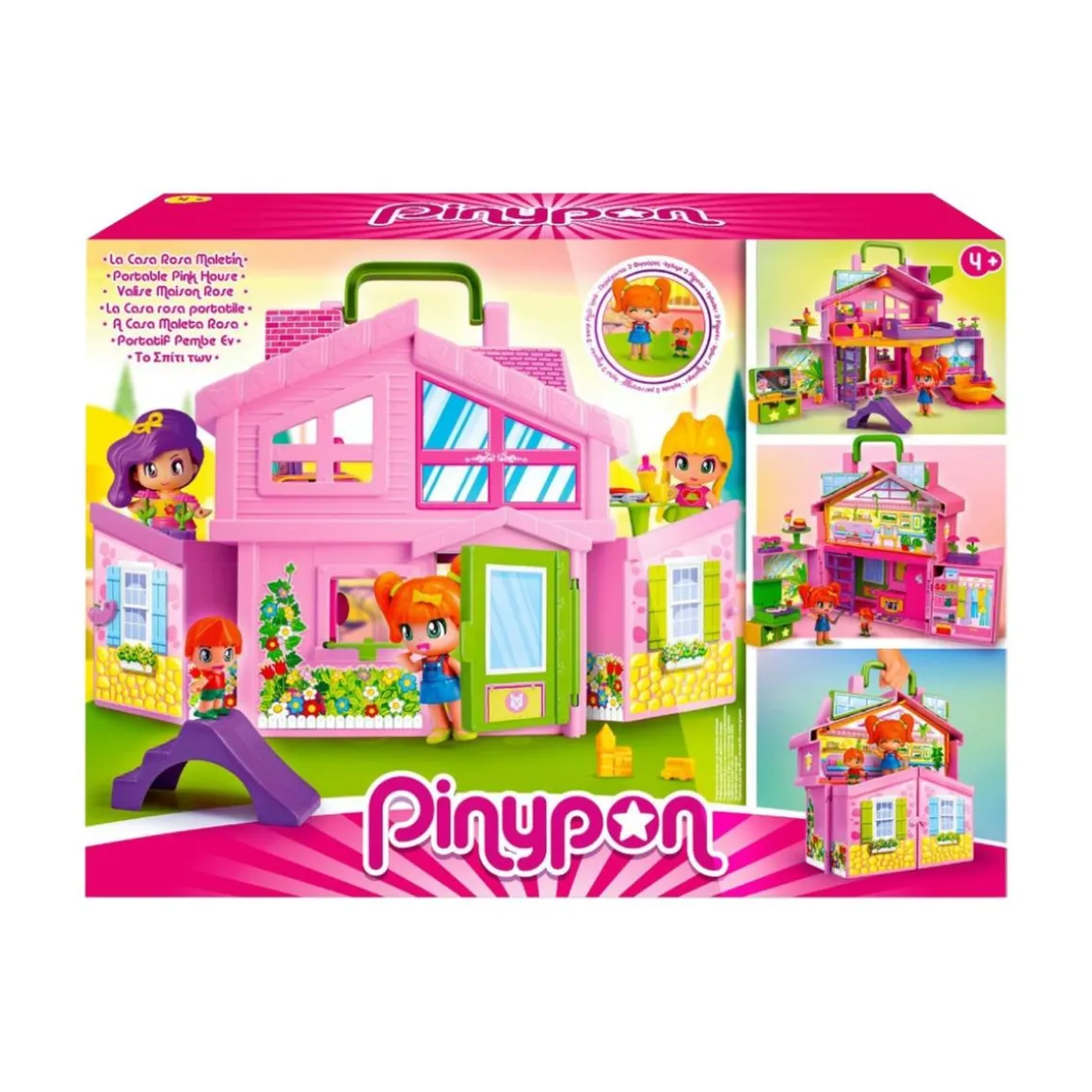 Pinypon - Casa rosa maletín